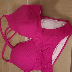 ‼️NWT‼️ Neon pink swim suit